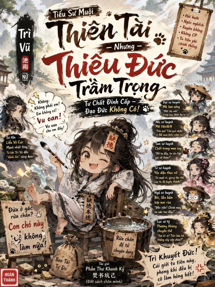 Sư Muội Út Thiên Tư Xuất Chúng, Nhưng Ngũ Hành Thiếu Đức